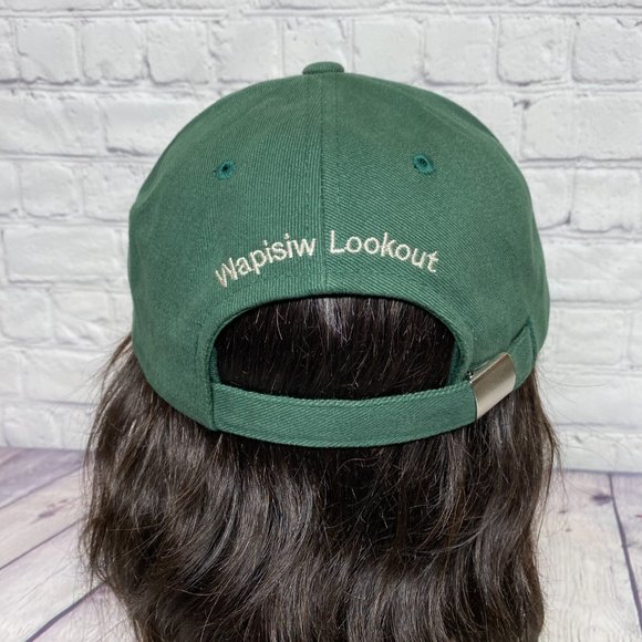 Oilfield Hat Cap Strap Back Green Suncor Energy WAPISIW Lookout Reclamation - Picture 3 of 11